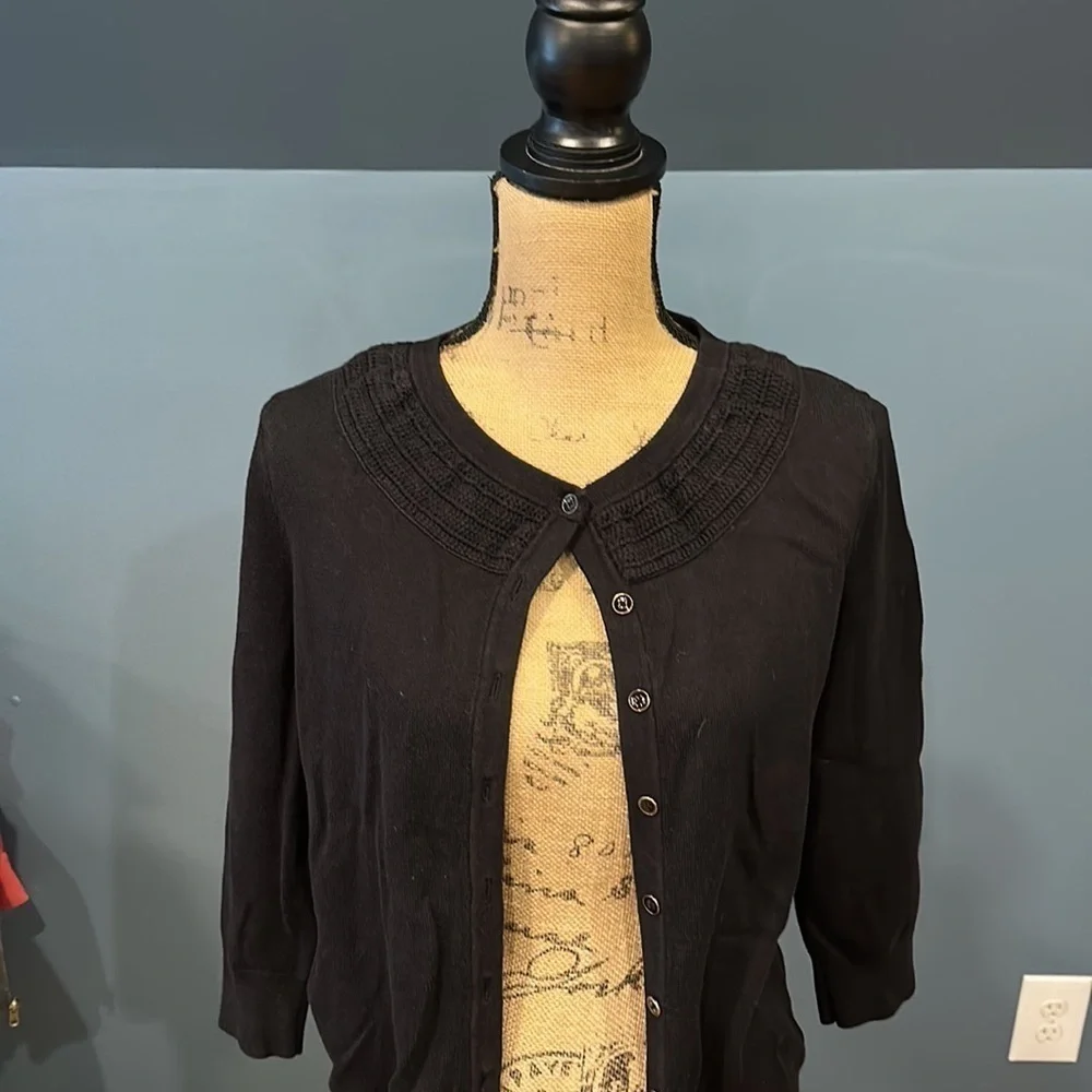 Talbots long sleeve sweater cardigan size large women’s
